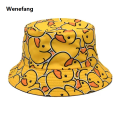Wenefang Summer Sunscreen Bucket Hat Unisex Beach Panama Cap Fashion Hot Selling Print Hip Hop Gorras Fishing Fisherman Hat Wear Double Side. 
