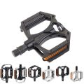 1 Pair Classic Black Silver Bicycle Pedals 1/2 Axis 9/16 Axis Foot Plat Left&Right Anti-slip Cycling Accessories MTB Road Bike. 