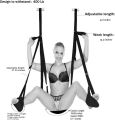 Door Sex Swing With Seat Sex Door Swing Bondage Restraints For Adult Sex Toys For Couples. 