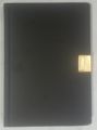 Black Diary Blank A5 Size. 