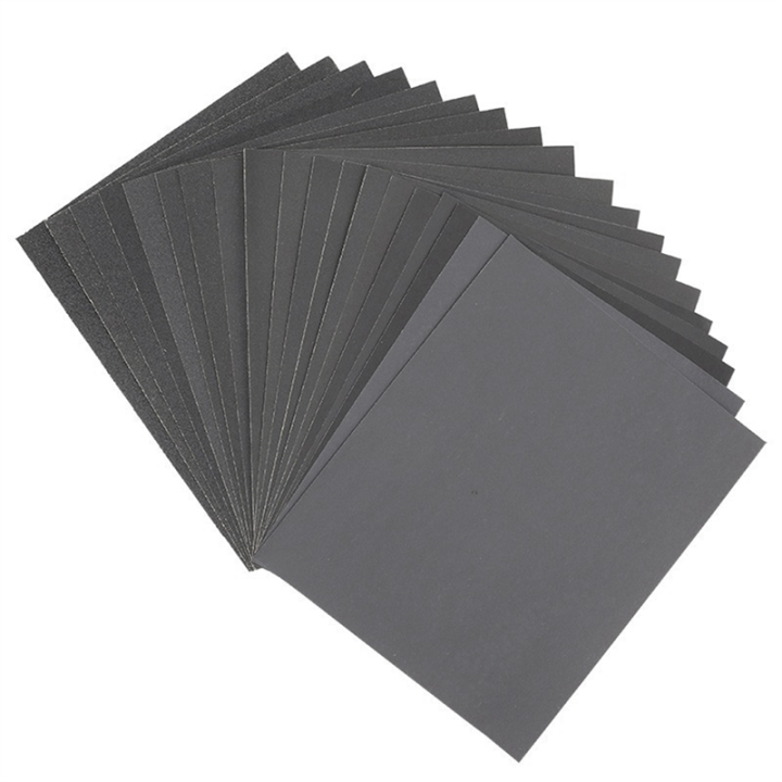 110Pcs Sandpaper 60-2200 Grit Sand Paper Water/Dry Sanding Paper Abrasive Tools 9x11inch (230x280mm)