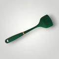 Green High Grade Hard Silicone Spatula For Non-Stick Cookwares For Scratchless Handling. 