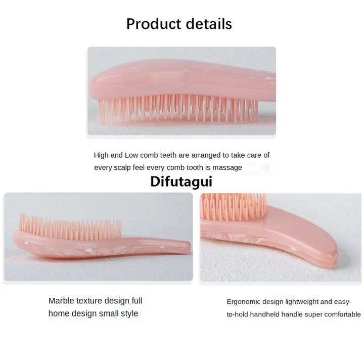 Difutagui%20Comb%20Hair%20Care%20Professional%20Tangled%20Hairbrush%20Handle%20Comb%20Profesional%20Marble%20Anti-Static%20Soft%20Tooth%20Soft%20Salon%20Shower%20Home%20-%20Image%202