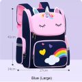Unicorn Cartoon Printed Primary School Bags for Girls Cute Waterproof Kids Bag School Bag 1 to 4 class Student. 