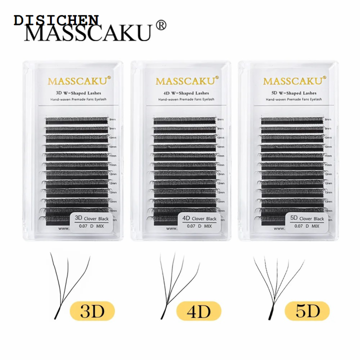 DISICHEN%20New%20style%20MASSCAKU%2012Lines%20Premium%20Mink%203D%204D%205D%206D%20Pre-made%20False%20Eyelash%20W%20Shape%20Soft%20and%20Natural%20Individual%20Lash%20Extension%20Supplies%20-%20Image%202