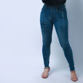 Women Skinny distressed jeans. 