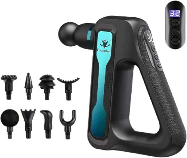 32 speed level with 8 Massage Attachments Full body Deep Tissue Muscle Body Relaxation Stiffness Massage Gun Vibration