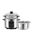 BALTRA 1.5 Liters Rice cooker With  Stainless steel housing / Titanium BTT500/ 1 year Warranty. 