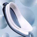 Swimming Goggles Electroplating Process UV Reflection for Men Women Swimming White. 