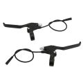 1 Pair Durable Aluminum Alloy Electric Bike Brake Lever Waterproof Plug Black Bicycle Brake Handle 3 Pin Brake Handle Mountain Bike. 