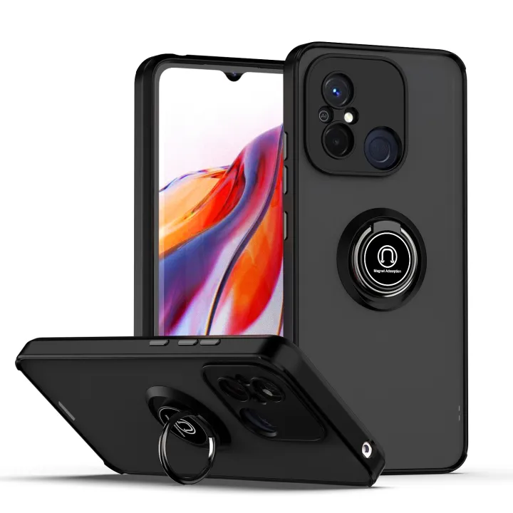Lenuo%20For%20Xiaomi%20Redmi%2012C%20/%2011A%20Mobile%20Case%20Multifunction%20Car%20Magnetic%20Shockproof%20With%20Ring%20Stand%20Back%20Cover%20-%20Image%207