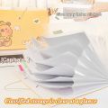 Portable Capibara A4 Document Bag Organ Bag Waterproof File Classification Holder Large Capacity Envelope Folder Test Paper Storage Bag for Students and Office Workers. 