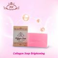 701 Collagen Plus Vitamin C & E Brightening Soap - Original  - Anti-Aging & Skin Firming Facial Soap - Dark Spot Remover & Glow Booster/Product Of Indonesia. 