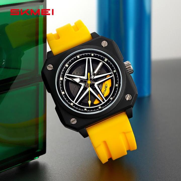 Wheel Rotation Watch Time Beauty Personalized Rotating Wheel Watch Fashion Silicone Wheel ...