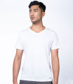 BHU Mens' Staple V-Neck Cotton T-shirt. 