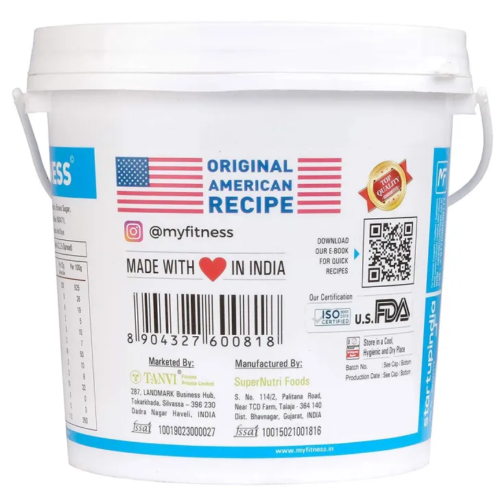 MYFITNESS%20Original%20Peanut%20Butter%20Crunchy%202.5kg%20%7C%2025g%20Protein%20to%20Boost%20Energy%20%7C%20Tasty%20&%20Healthy%20Nut%20Butter%20Spread%20%7C%20Vegan%20%7C%20Cholesterol%20Free,%20Gluten%20Free%20%7C%20Zero%20Trans%20Fat%20%7C%20Crunchy%20Peanut%20Butter%20-%20Image%202