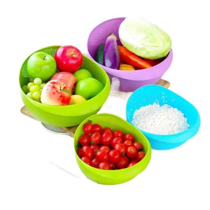Rice%20&%20Vegetable%20Washer%20Colander%20-%2031Cm%20X%2024Cm%20X%2018Cm%20-%20Multi-Color%20-%20Image%204