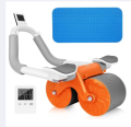 Automatic Rebound Abdominal Wheel with Elbow Support and Timer, Ab Roller Wheel for Effective Abdominal and Core Strengthening - [Multicolor]. 