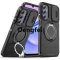 NEW Dengfei 【2025 Version】 Design Case for Samsung A13 A14 A15 A23 A25 A54 5G 360 Full Body Rugged Protective Slide Camera Stand Protection Ring Cover. 