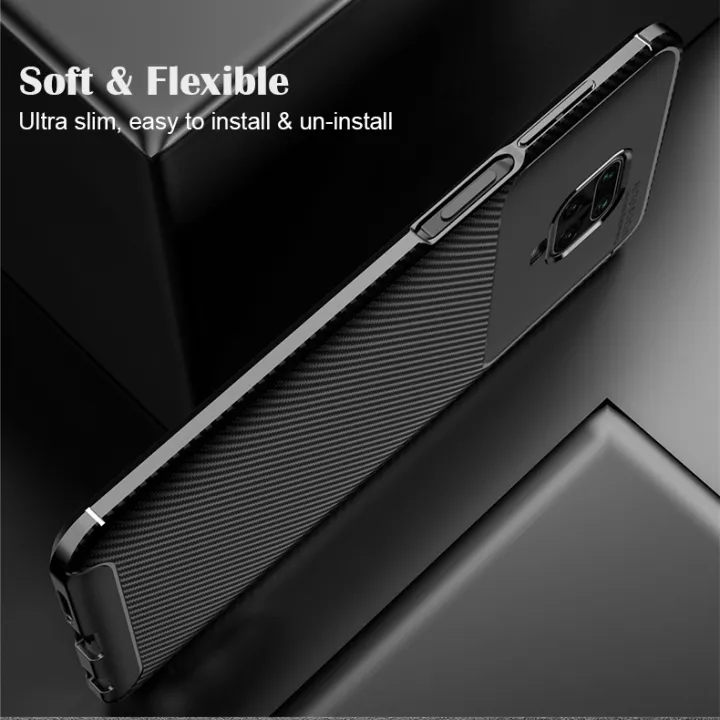 Lenuo%20for%20Xiaomi%20Redmi%20Note%209s%20/%20Redmi%20Note%209%20Pro%20Max%20Case%20Silicone%20Matte%20Carbon%20Fiber%20Back%20Cover%20-%20Image%208