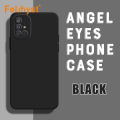 FELMYST for Samsung A71 Back Cover Solid Color Back Cover Angel Eyes Protection Soft Phone Case. 