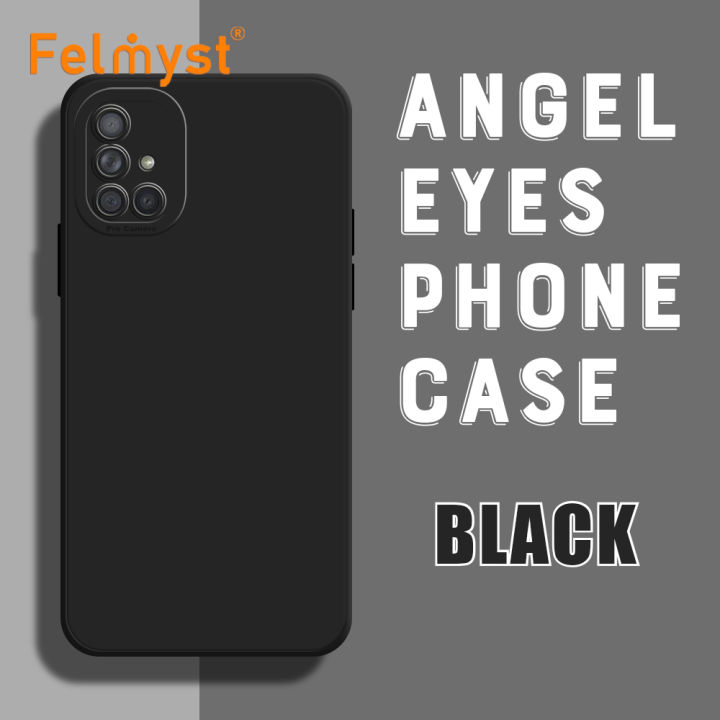 FELMYST%20for%20Samsung%20A71%20Back%20Cover%20Solid%20Color%20Back%20Cover%20Angel%20Eyes%20Protection%20Soft%20Phone%20Case%20-%20Image%202