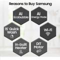 SAMSUNG WW90DG5U24AXIM 9 Kg Washing Machine With AI Eco Bubble WiFi Embedded &amp; Smart Thing Connectivity. 