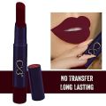 CVB 17 Burgundy Lip Lock No Transfer Matte Lipstick, Waterproof and Full-Pigmented, Transfer-Proof Smudge-Proof Lip Colour. 