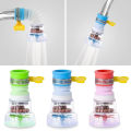 360° Flexible Sink Faucet Filter with Adjustable Water Pressure - Multicolor Plastic Kitchen Tap Accessory. 