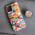 Oil Printed Case For Iphone 12 Pro Max (With Pop Socket) By Panchakumari Mobile Hub. 