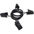 NAMUNY 42 Packs of Curtain Ring, with Clips, Decorative Curtains, Rust, Retro, 1 Inch, Inner Diameter, Black. 