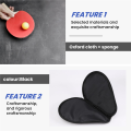 One Piece Professional Pong Case Cover with Balls Bag or Table Tennis Rackets Bat Bag Oxford(Black). 