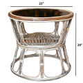 Rattan/Cane Table. 