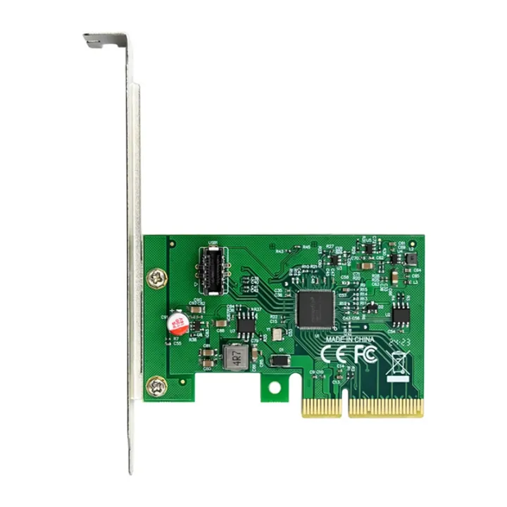 PCI-E%20X4%20to%20USB%203.2%2020Gbps%20Type-E%20Expansion%20Card%20Network%20Adapter%20Card%20ASM3242%20Chip%20for%20Win%207/Win%208/Win%2010/Linux%20-%20Image%202
