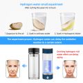 420ml Portable Hydrogen-Rich Water Generator Bottle Rechargeable Hydrogen Water Bottle Glass Cup. 