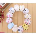 Pack Of 3 New Born Soft Cotton Mittens Hand Gloves For Babies. 