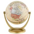 Bizzy Retro Rotating World Globe Earth Antique Home Office Desktop Decor Geography Educational Learning Map School Supplies. 