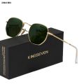 DISCHEN New style KINGSEVEN Fashion Round Sunglasses Polarized UV400 Women Men‘s Anti-glare Driving Glassses Alloy Frame Eyewear. 