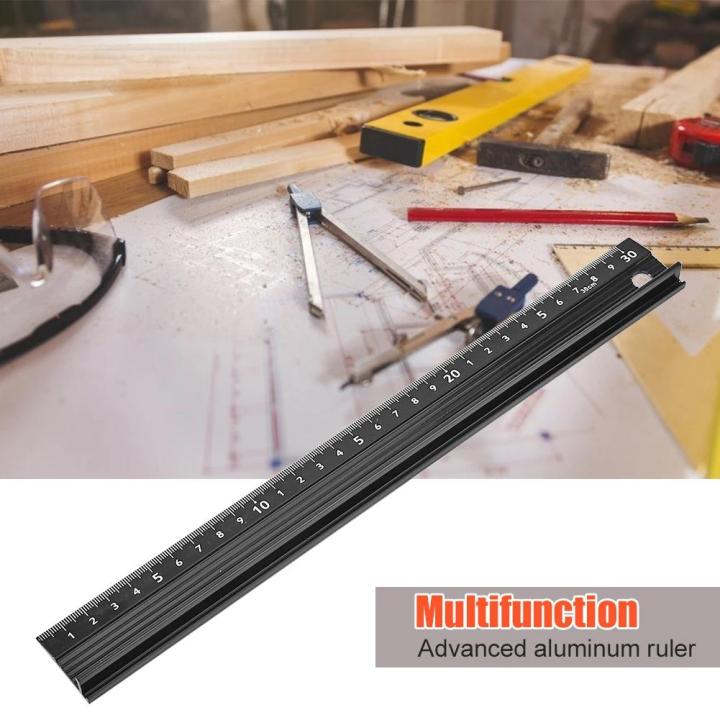 Fifty percent discount Tool woodworking scale laser ruler anti-slip ...