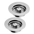Penasfe Stainless Steel Kitchen Sink Strainer Stainless Steel Sink Strainer Set Durable Copper Spring Core Easy to Clean Prevents for Homes. 
