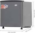 GEM GRD-70HSWP  mini  Bar  (50 Litre) Direct Cool Single Door Refrigerator_ Hairline Silver. 