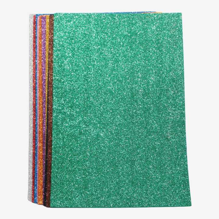 Glitter Paper A4 Size In 8 Beautiful Colors