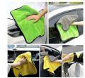 Double Layer Microfiber Cloth For Cars/Motorcycle - Assorted Colour. 