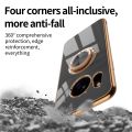 Xiangliang Electroplating Magnetic Ring Bracket Phone Case for Sharp Aquos Wish4 3 R9 R8Pro R7 Sense 8 7 6 4 Plus Shockproof Cover. 