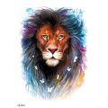 Color Tiger Lion Wolf Black Lion Waterproof Temporary Tattoos Men Tattoo Body Tattoo Stickers Women Temporary Tattoo. 