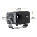 A10 Portable Smart Projector Android 13 | Dual WiFi | 4K Support | 360° Rotatable Home Theater Projector. 
