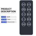 FORIDE 4X New Remote Control Replacement for Sounddock 10 SD10 Bluetooth-Compatible Speaker Digital Music System. 