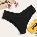 ladies beachwear bottom bikini ladies cheekyv thong brazilian half swimsuit bath balck ladies swimming. 