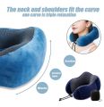 Memory Foam Travel Neck Pillow. 