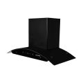 FABER CREST 3D IND HC SC BK 90 Cm 1200m3/hr Ducted Auto Clean Wall Mounted Chimney with Touch Control (Black). 